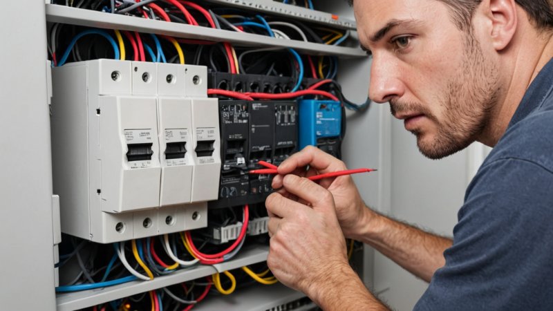 elektriker, moderne teknologi, smarthus, installasjon, sikkerhet