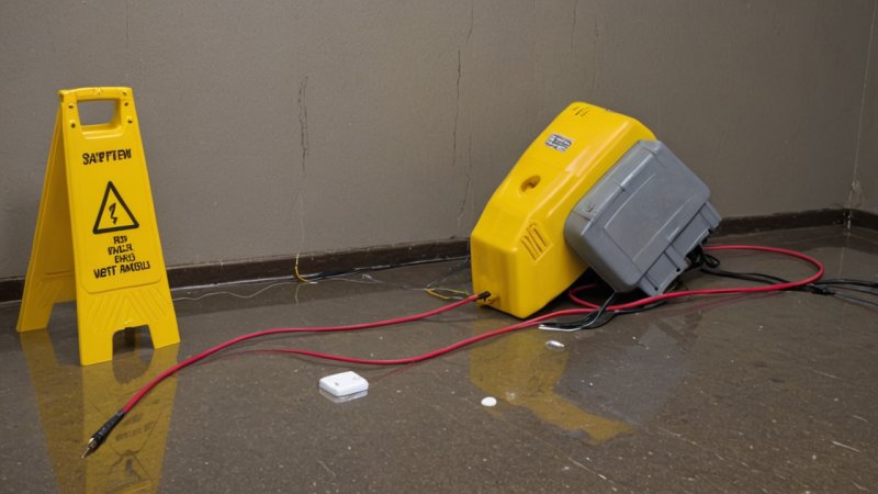 elektrisk sikkerhet, fuktige områder, håndtering av elektrisk utstyr, elektriske verktøy, fuktighetskontroll