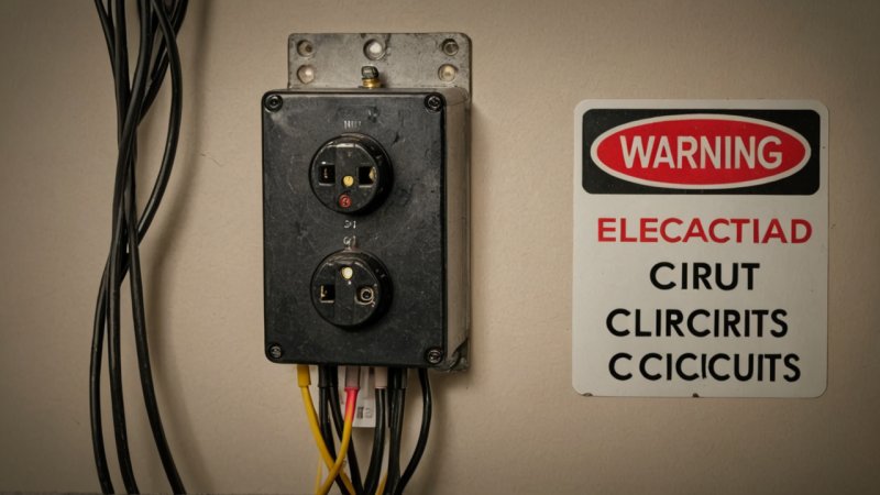 kortslutning, elektrisk sikkerhet, elektrisk installasjon, elektriker, hjemmesikkerhet