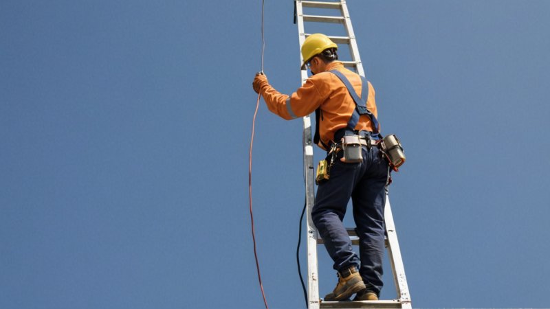 elektrisk sikkerhet, arbeid i høyden, elektriker, personlig verneutstyr, sikkerhetstiltak