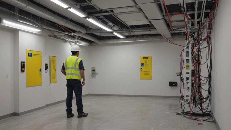 elektriske installasjoner, næringsbygg, sikkerhetsforskrifter, kvalifiserte elektrikere, norske elektriske standarder