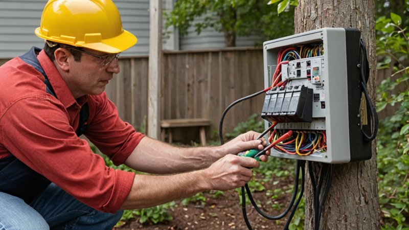 utendørs elektriske problemer, elektrisk sikkerhet, ansette elektriker, feilsøking av utendørs kabling, tips for elektrisk installasjon
