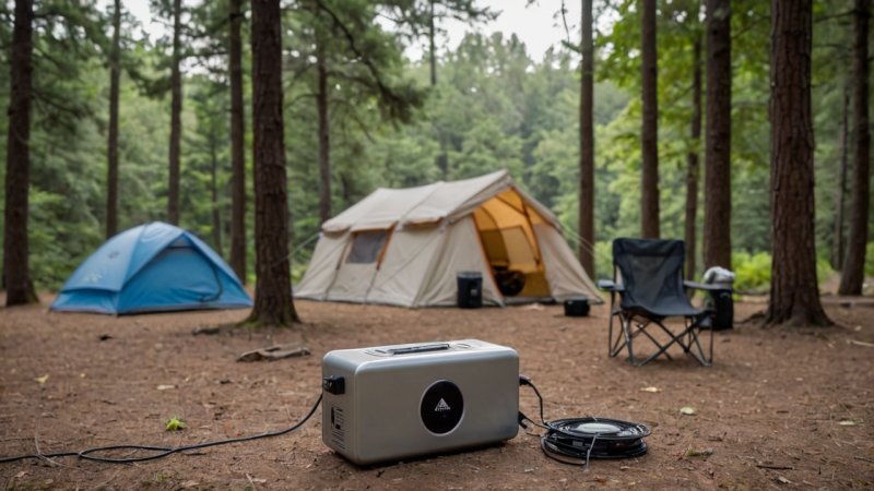 camping elektrisk sikkerhet, utendørs apparater, campingtips, elektrisk utstyr, trygg campingpraksis