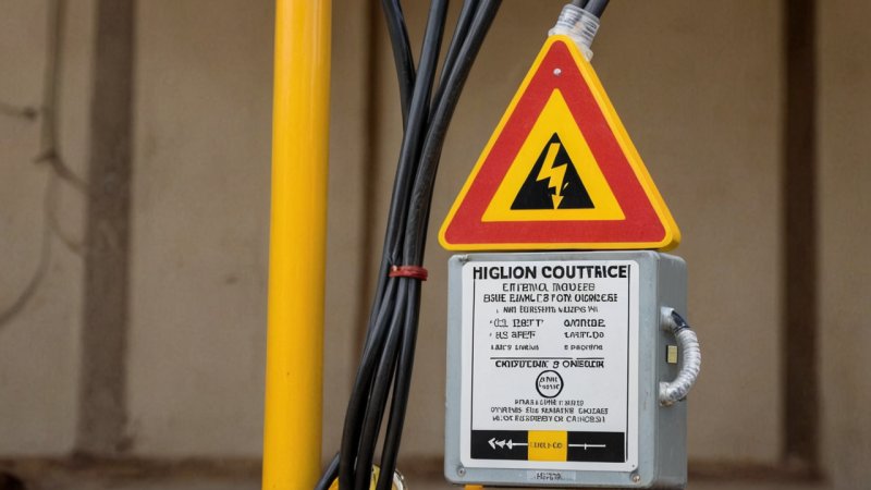 høyspenning sikkerhet, elektriske sikkerhetsprosedyrer, personlig verneutstyr, kunnskap om elektriske systemer, sikkerhet på arbeidsplassen