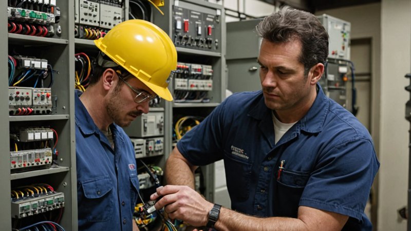 industriell elektriker, kvalifikasjoner, ansettelsestips, elektrisk arbeid, sikkerhetsstandarder