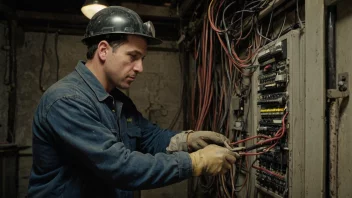 elektriker, eldre bygninger, elektrisk arbeid, sikkerhet, forskrifter