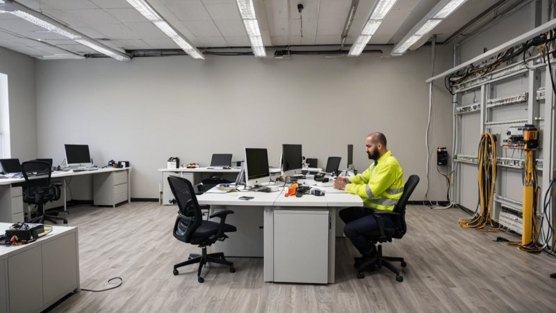 elektriske problemer, DIY elektrisk arbeid, ansette elektrikere, elektrisk sikkerhet, vedlikehold av elektrisk kontor