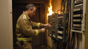 brannfarlige materialer, elektrisk sikkerhet, kvalifiserte elektrikere, elektriske forskrifter, forebyggingstips