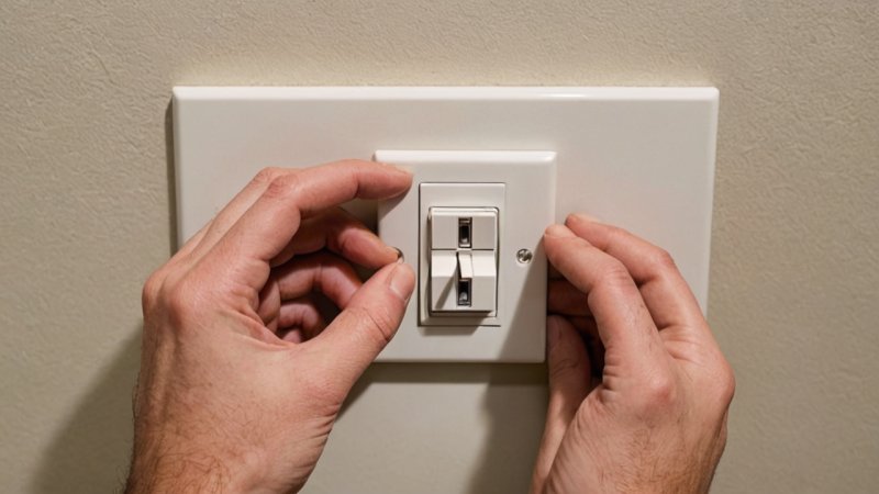 dimmerbryter installasjon, elektrisk sikkerhet, hjem forbedring, gjør det selv, kvalifisert elektriker